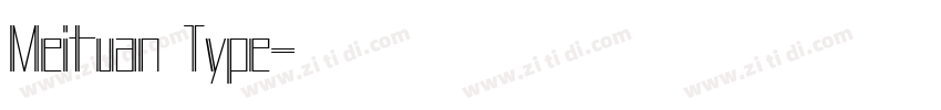 Meituan Type字体转换